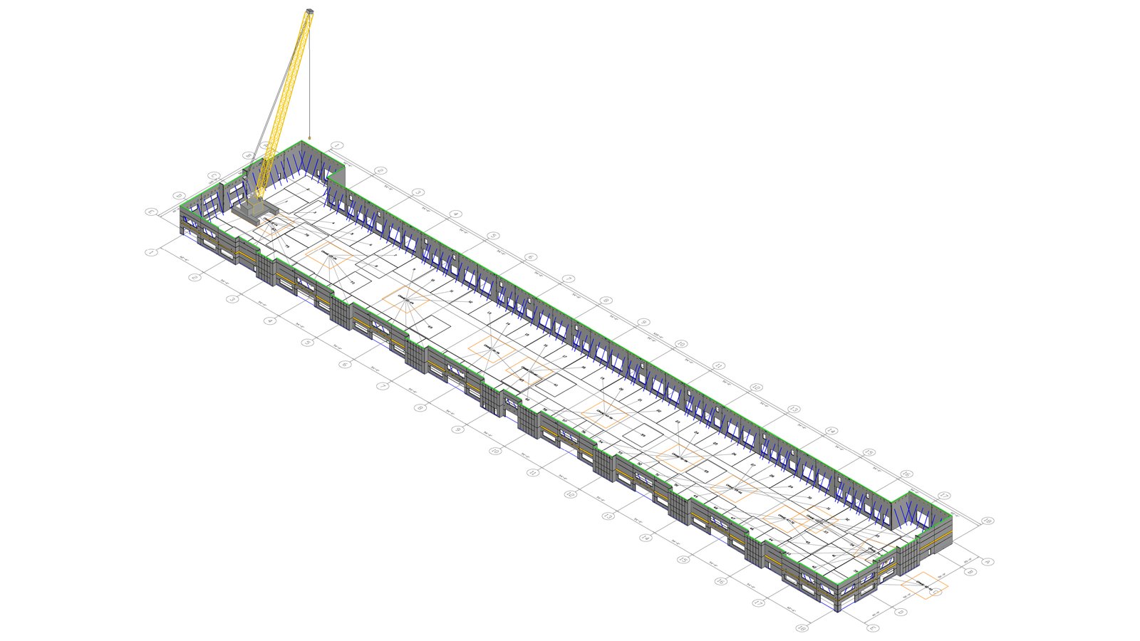 Arlington Airport Building A site sheet book cover: the isometric view