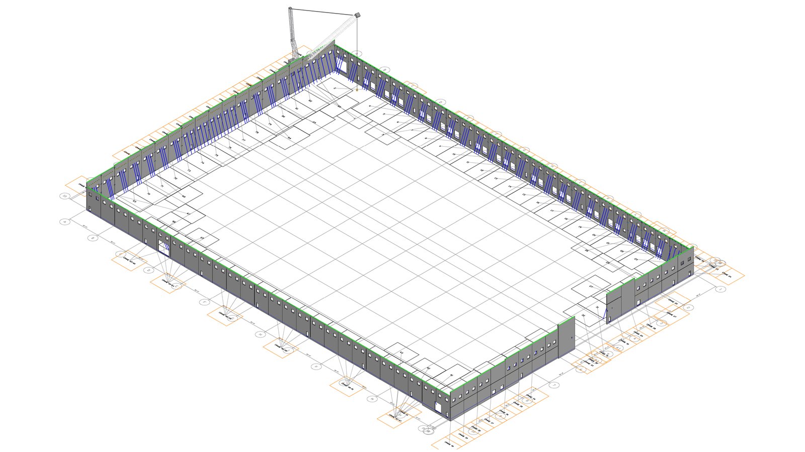 Niagara Bottling site sheet book cover: the isometric view