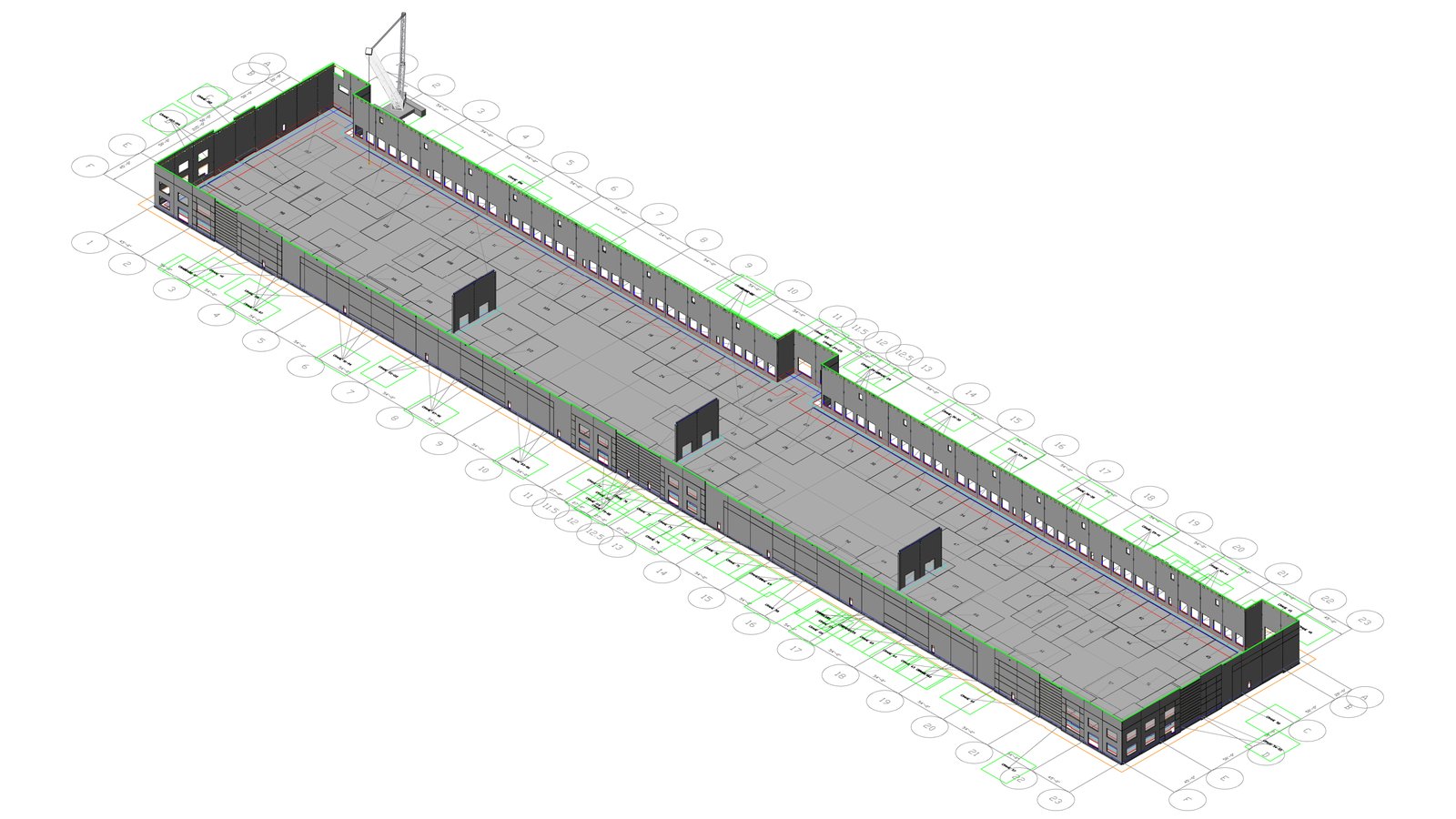Smartcap DC North Building A site sheet book cover: the isometric view